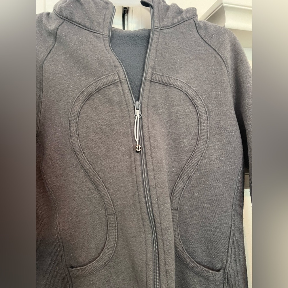 Lululemon Grey Scuba Hoodie Sparkle - Picture 6 of 8